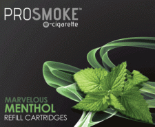 e-cig cartridge menthol