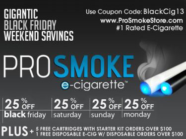 BLack Friday E-cigarette best sale