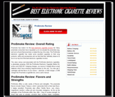ProSmoke Awarded 5 Out of 5 Review By Top Electronic Cigarettes