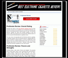 BestElectronicCigaretteReviews.net ProSmoke Review - Perfect!