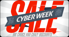 Cyber Monday Is Now A Week Long Sale! 25% to 50% Off.