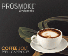 Coffee Jolt Flavored ProSmoke E-Cigarette Cartridges