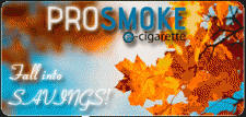 Fall into Autumn E-cigarette Savings with ProSmoke Specials & Coupons!